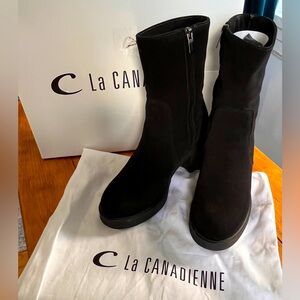 La Canadienne Suede Low-Calf Boots
